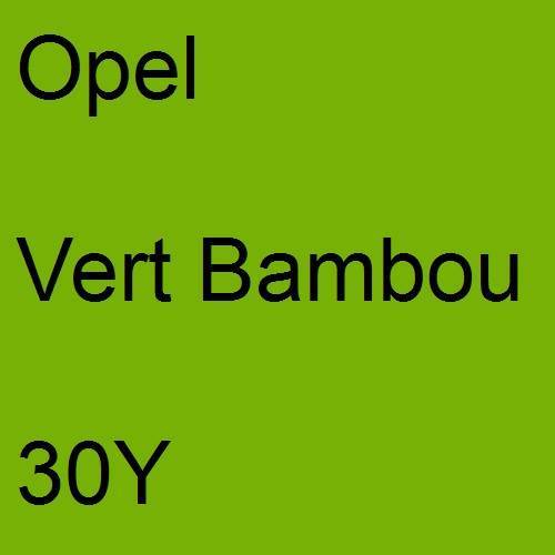 Opel, Vert Bambou, 30Y.